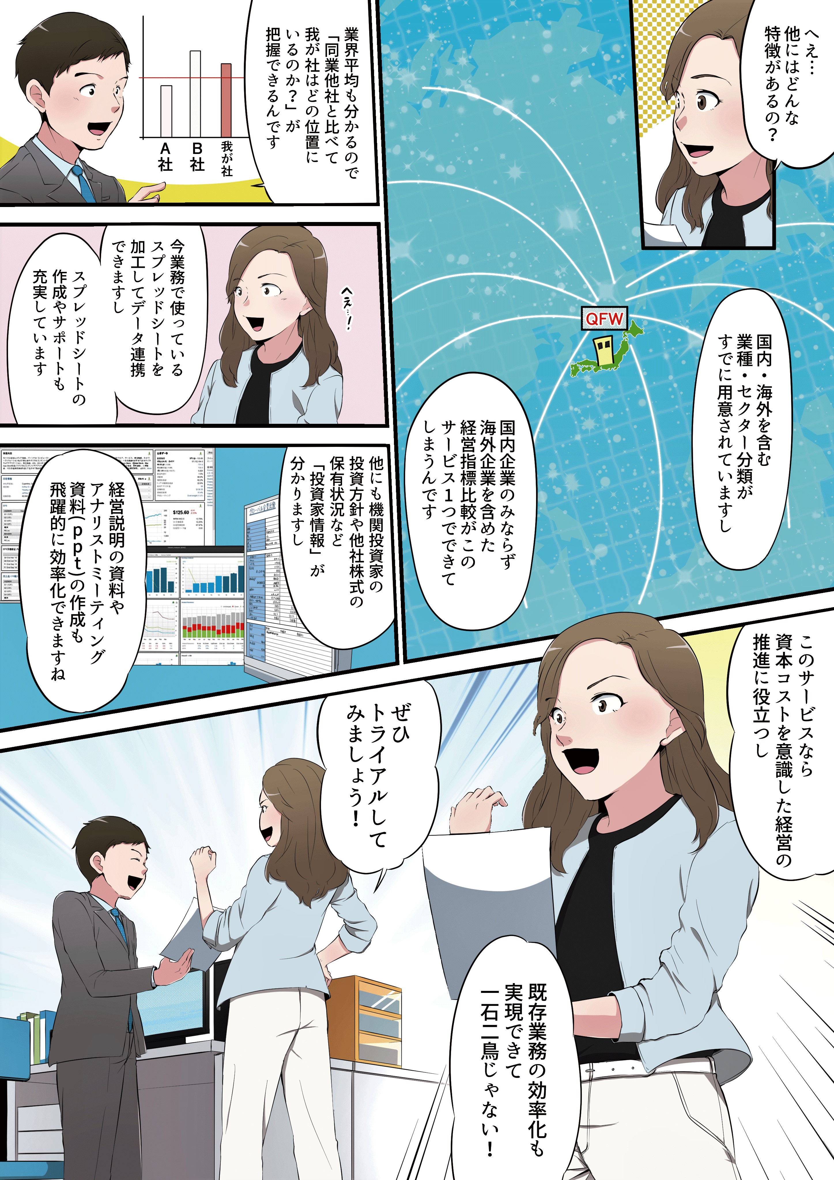マンガで発見 気になる企業の資本コストを自動算出 Quick For Biz
