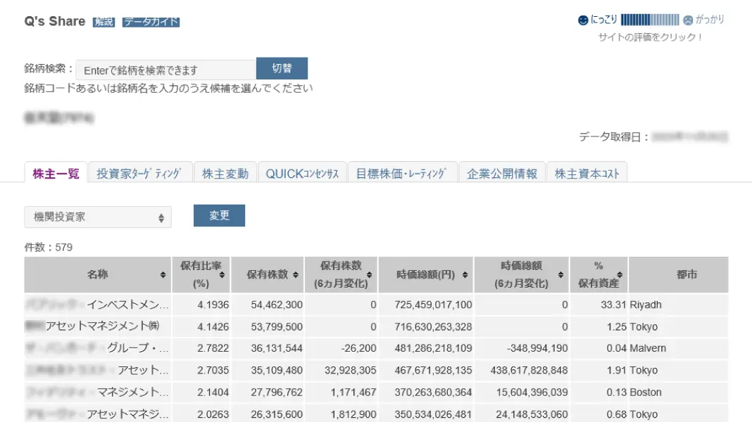 Q's Share IR業務支援サービス
