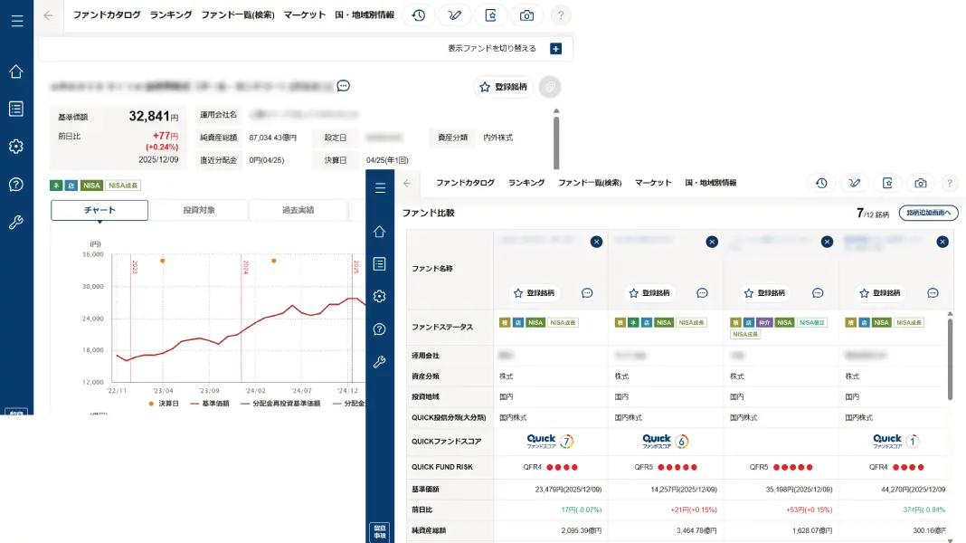 QUICK Asset Design Navi 投資信託販売業務のプロセスに沿ったコンテンツ・機能を提供