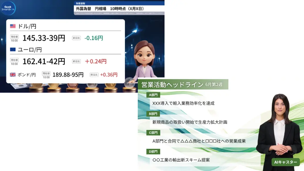 QUICK Smart Brain 業務効率化・DX推進