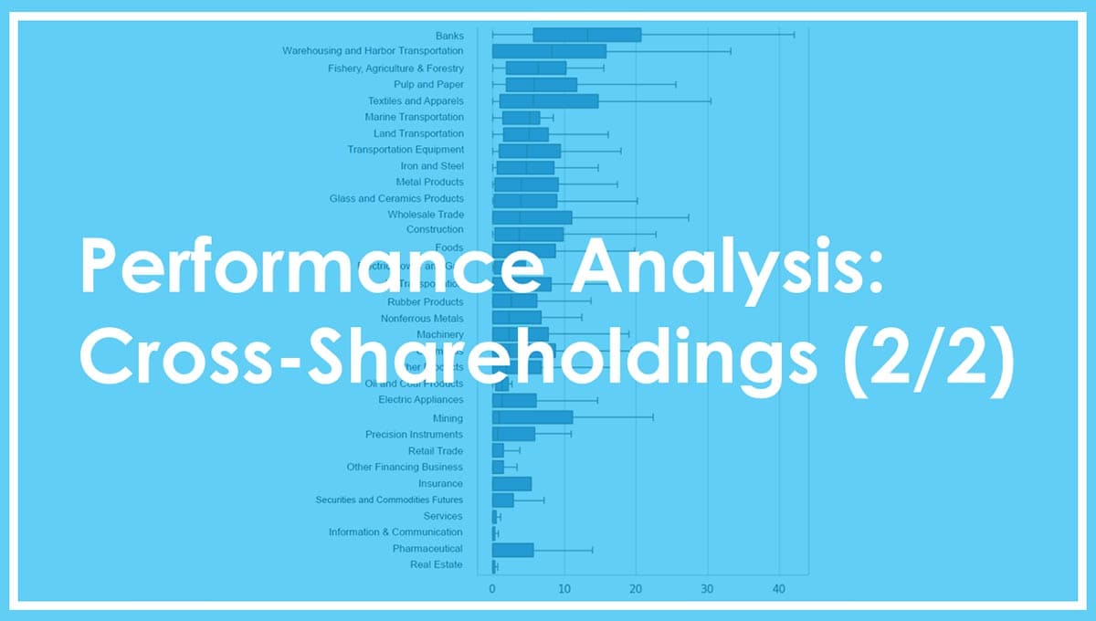 Cross-shareholdings Lowering Capital Efficiency